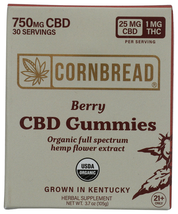 Full Spectrum Hemp Gummies 750mg, Berry, Org, 30 gummy