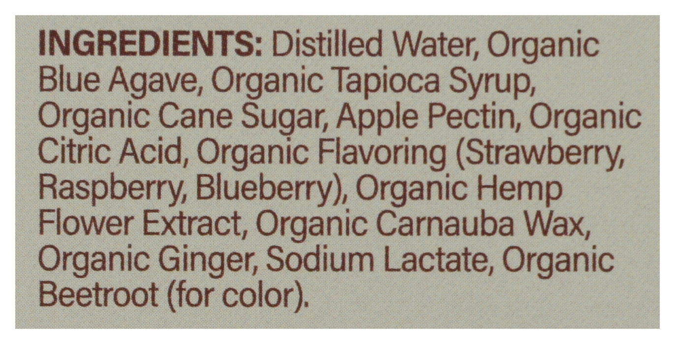 Full Spectrum Hemp Gummies 750mg, Berry, Org, 30 gummy