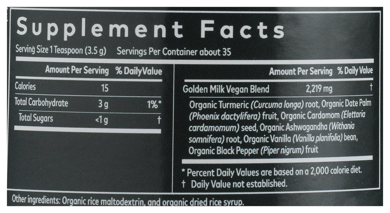 Gaia Golden Milk, 3.7 oz