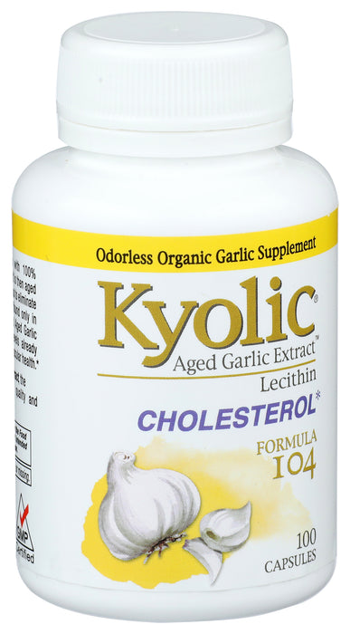 Garlic Extract, Aged, #104, Cholesterol, 100cap