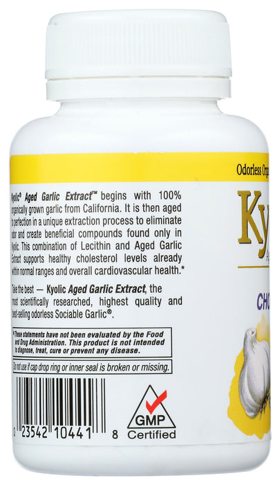 Garlic Extract, Aged, #104, Cholesterol, 100cap