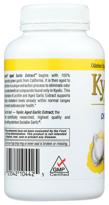 Garlic Extract, Aged, #104, Cholesterol, 200cap