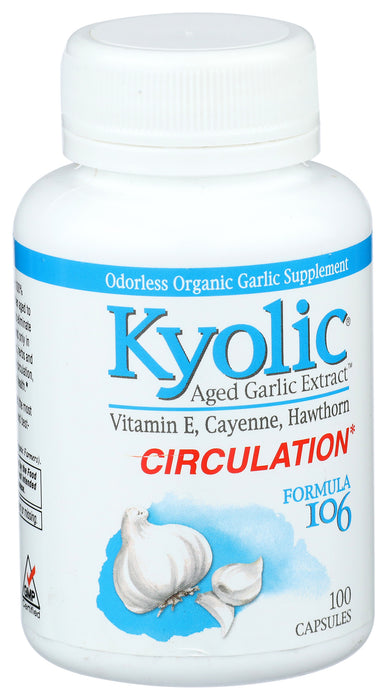 Garlic Extract, Aged, #106, Circulation, 100cap