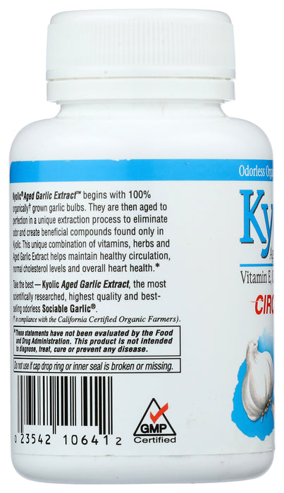 Garlic Extract, Aged, #106, Circulation, 100cap