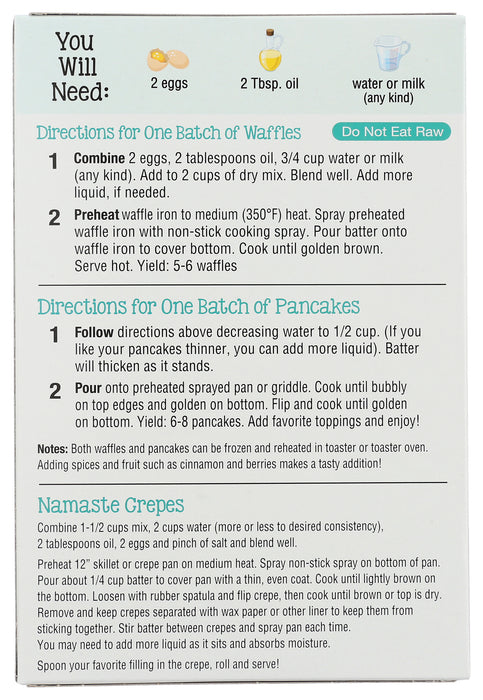 Gluten-Free Waffle & Pancake Mix, 21 oz