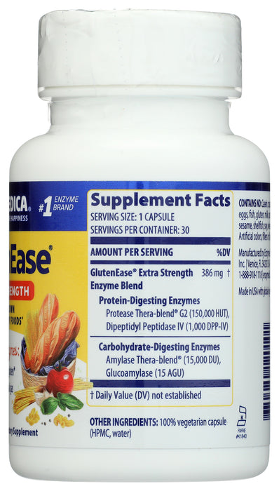 GlutenEase Extra Strength, 30 vcap