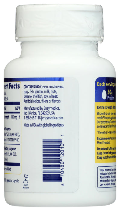 GlutenEase Extra Strength, 30 vcap