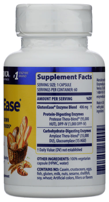GlutenEase, 60 cap