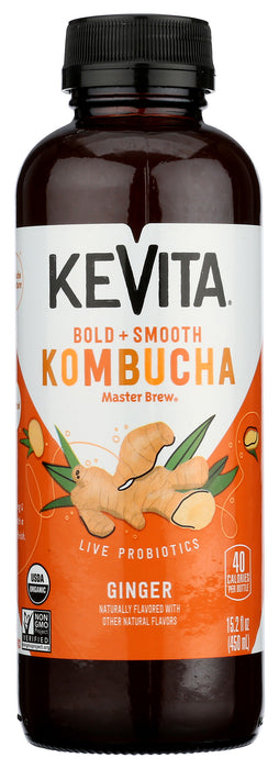 Ginger Kombucha, Org, 15.2 floz