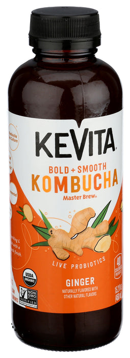 Ginger Kombucha, Org, 15.2 floz