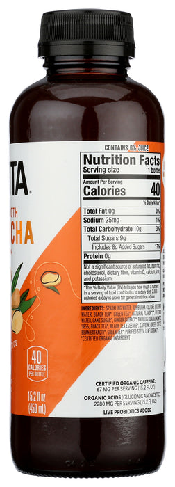 Ginger Kombucha, Org, 15.2 floz