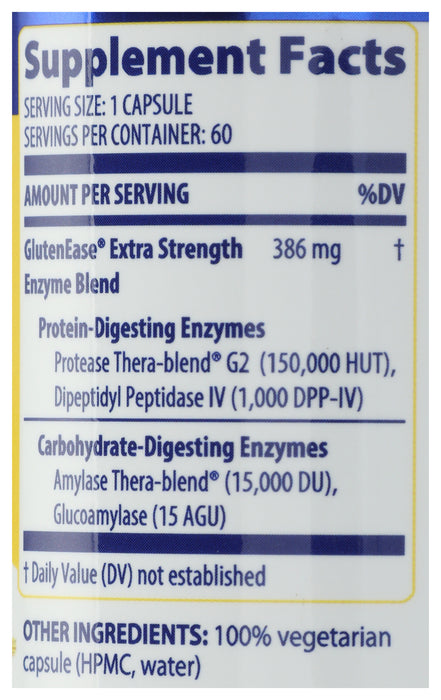 GlutenEase Extra Strength 60 cap