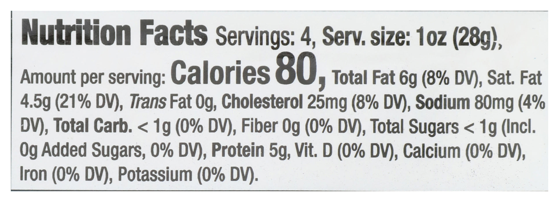 Goat Cheese, Plain, 4 oz