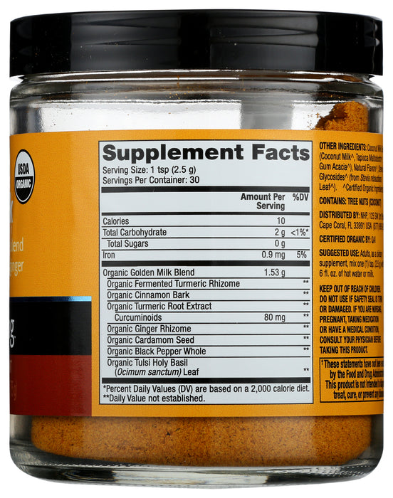 Golden Milk, Org, V, 2.64 oz