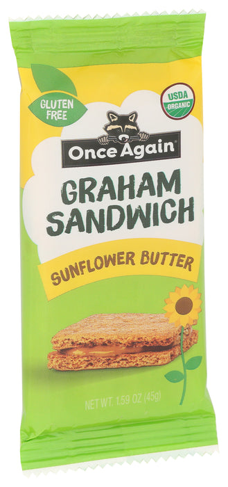 Graham Cracker Sandwiches, Sunflower Seed Butter, 1.59 oz