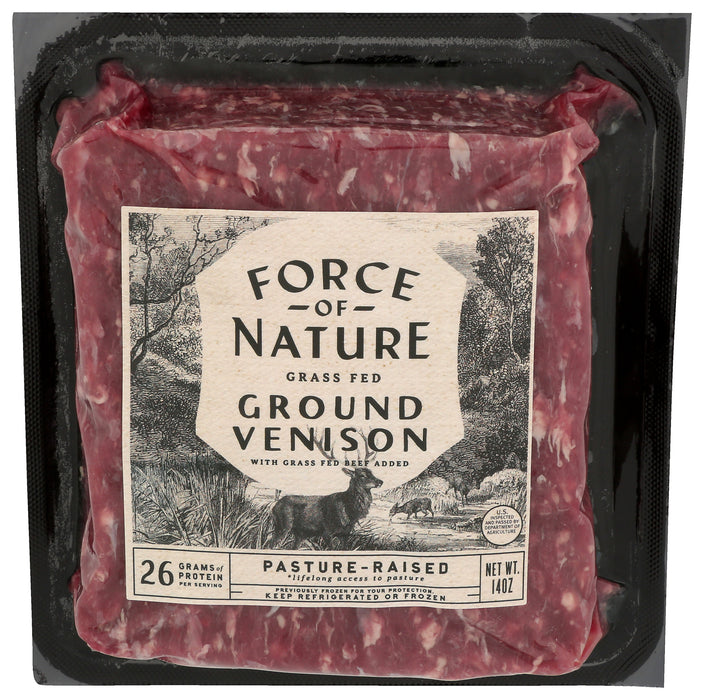 Grass Fed Ground Venison, 14 oz