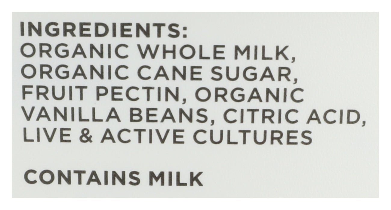 Greek Yogurt, Grassfed WM, Vanilla, Org, 16 oz