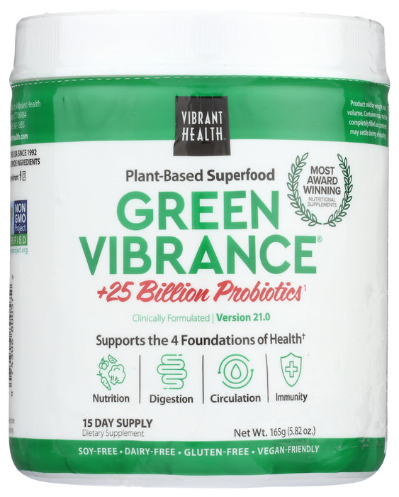 Green Vibrance Powder, 15 serv