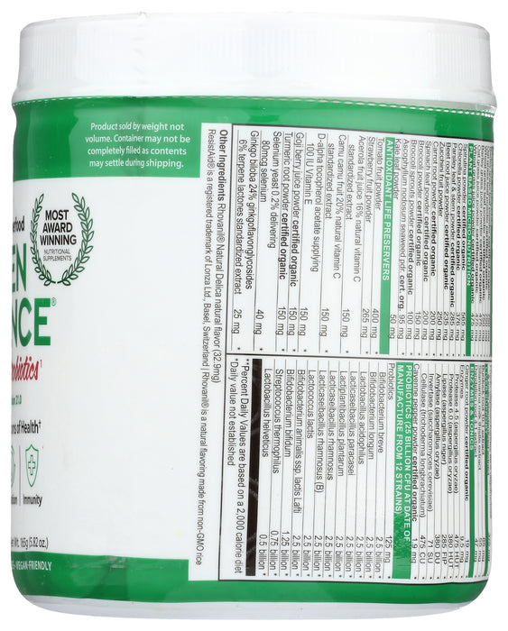 Green Vibrance Powder, 15 serv