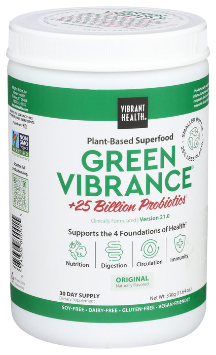 Green Vibrance Powder, 30 serv