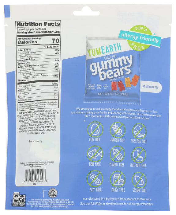 Gummy Bears 5pk, 3.5 oz