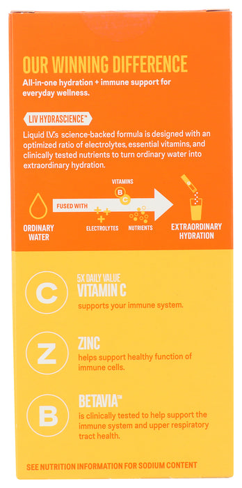 Hydration Multiplier+ Immune, Tangerine, 10 ct box