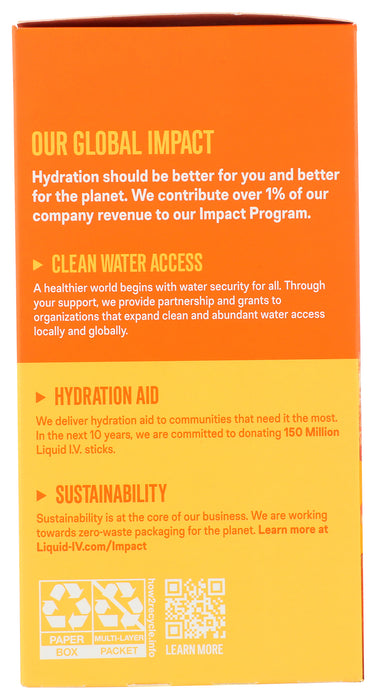 Hydration Multiplier+ Immune, Tangerine, 10 ct box