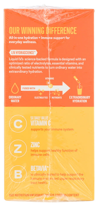 Hydration Multiplier+ Immune, Tangerine, 10 ct box