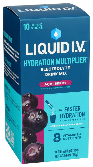 Hydration Multiplier, Acai Berry, 10 ct box