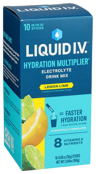 Hydration Multiplier, Lemon Lime, 10 ct box