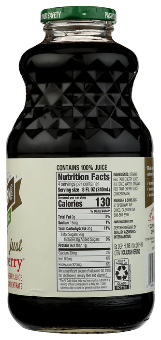 Just Tart Cherry Juice, Org, 32 fl oz