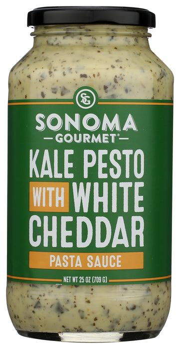 Kale Pesto White Cheddar Sauce, 25 oz