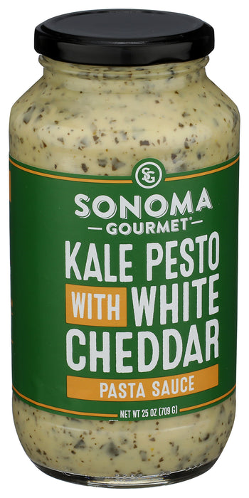 Kale Pesto White Cheddar Sauce, 25 oz