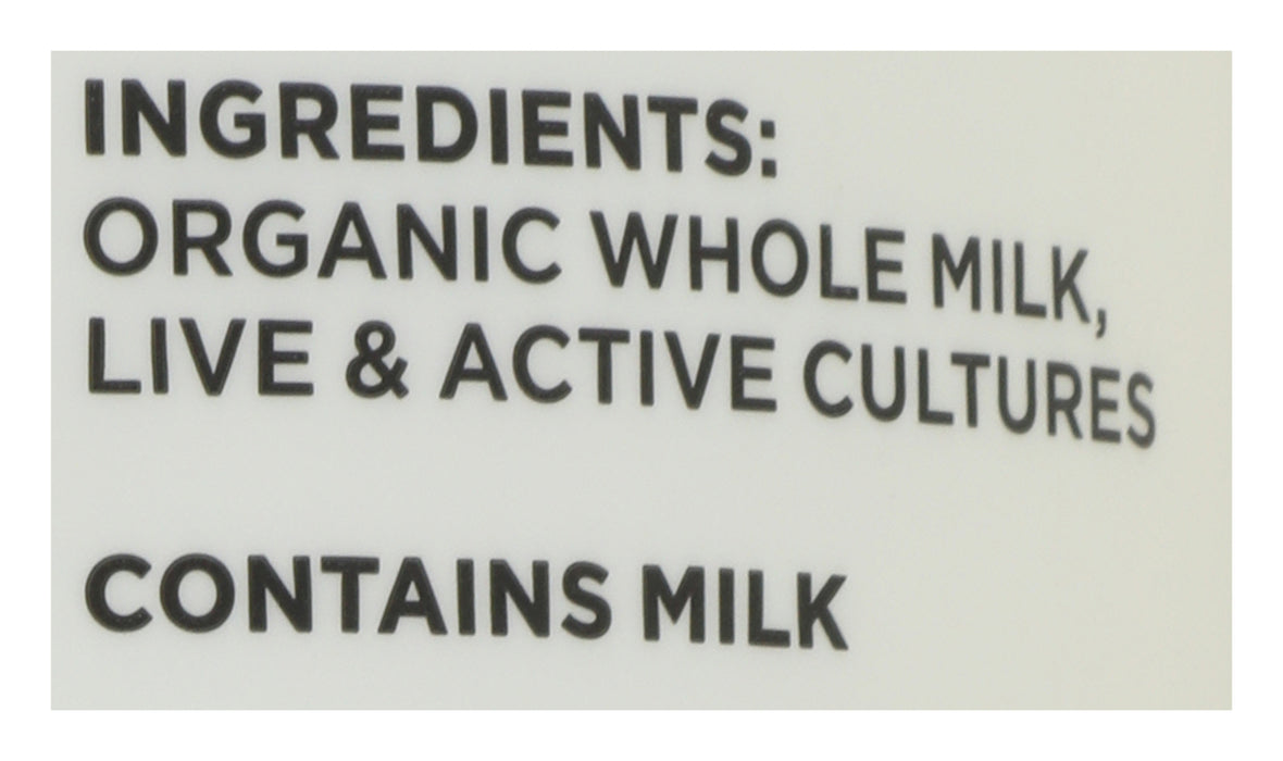 Kefir Grassfed Whole Milk, Plain, Org, 32 oz