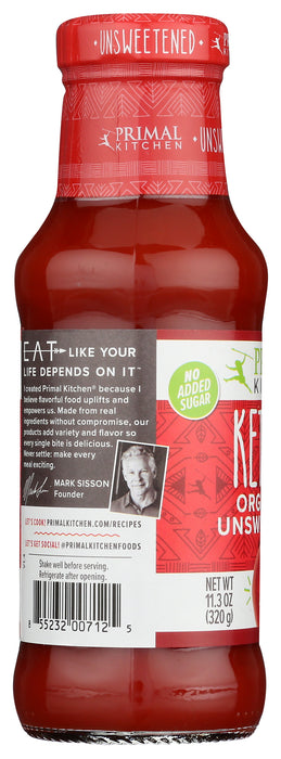 Ketchup Unsweetened, Org, 11.3 oz