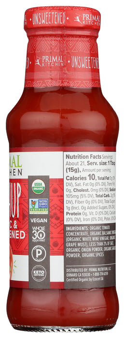 Ketchup Unsweetened, Org, 11.3 oz
