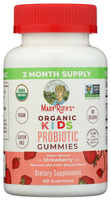 Kid's Probiotic Gummies, Strawberry, 60 gummies