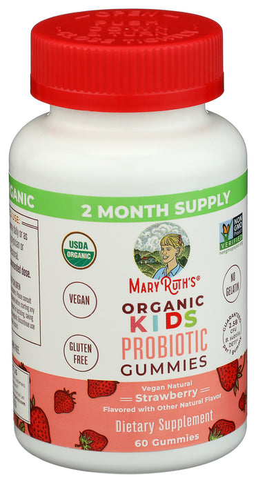 Kid's Probiotic Gummies, Strawberry, 60 gummies