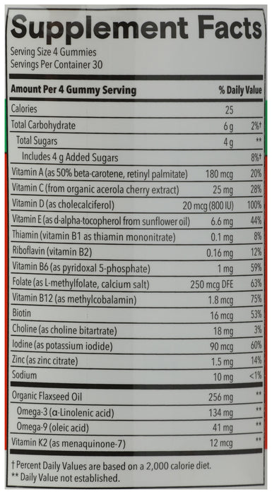 Kids Complete Multivitamins, Org, 120 vgummy