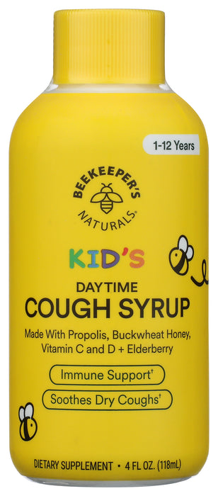 Kids Honey Cough Syrup, 4 floz
