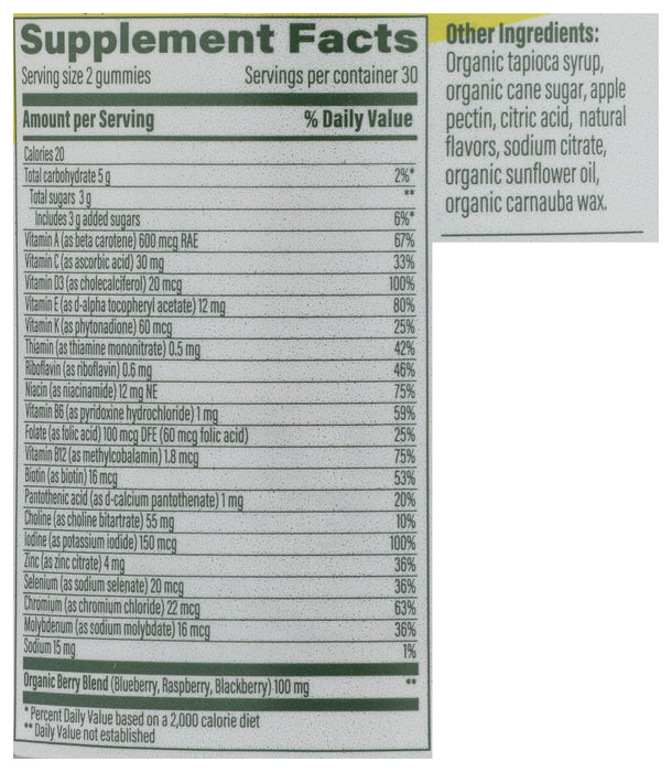 Kids Multi, Berrylicious, 60 Gummy