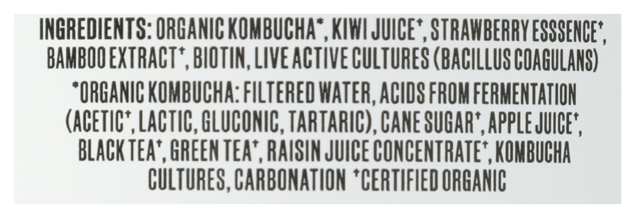 Kombucha, Strawberry Glow, Org, 16 fl oz