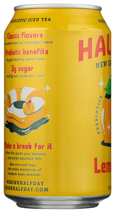 Lemon Iced Tea, Prebiotic Tea, 12 floz