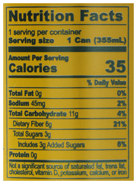 Lemon Iced Tea, Prebiotic Tea, 12 floz