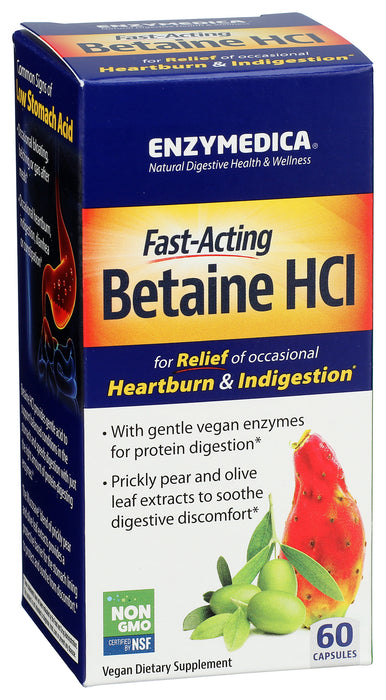Betaine HCL, 60 cap