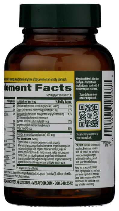 Men Over 40 One Daily, 30 tab