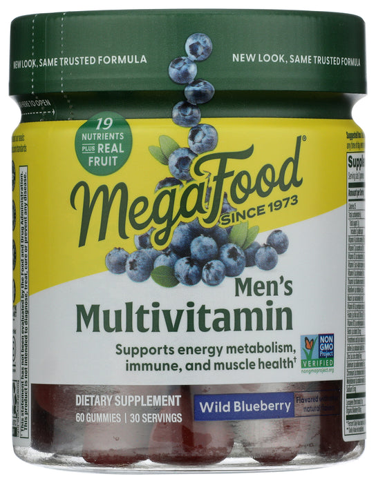 Men's Multi, Wild Blueberry, 60 Gummy