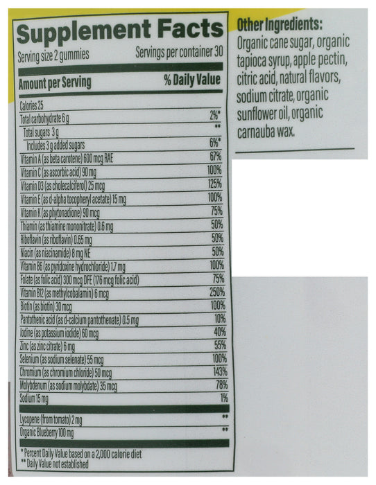 Men's Multi, Wild Blueberry, 60 Gummy