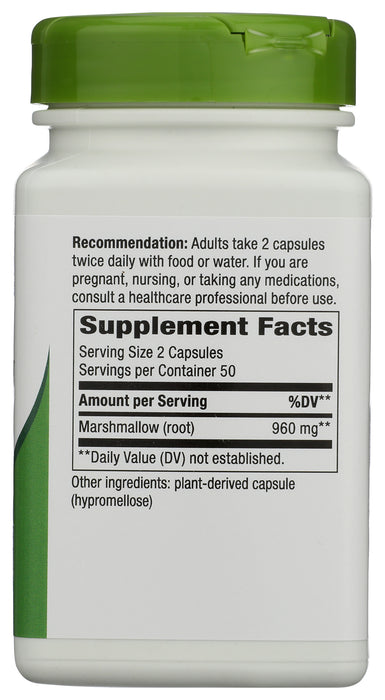 Marshmallow Root 480mg, 100 vcap