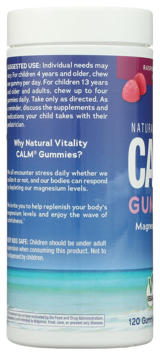 Natural Calm Gummies, Raspberry Lemon, 120 gummy